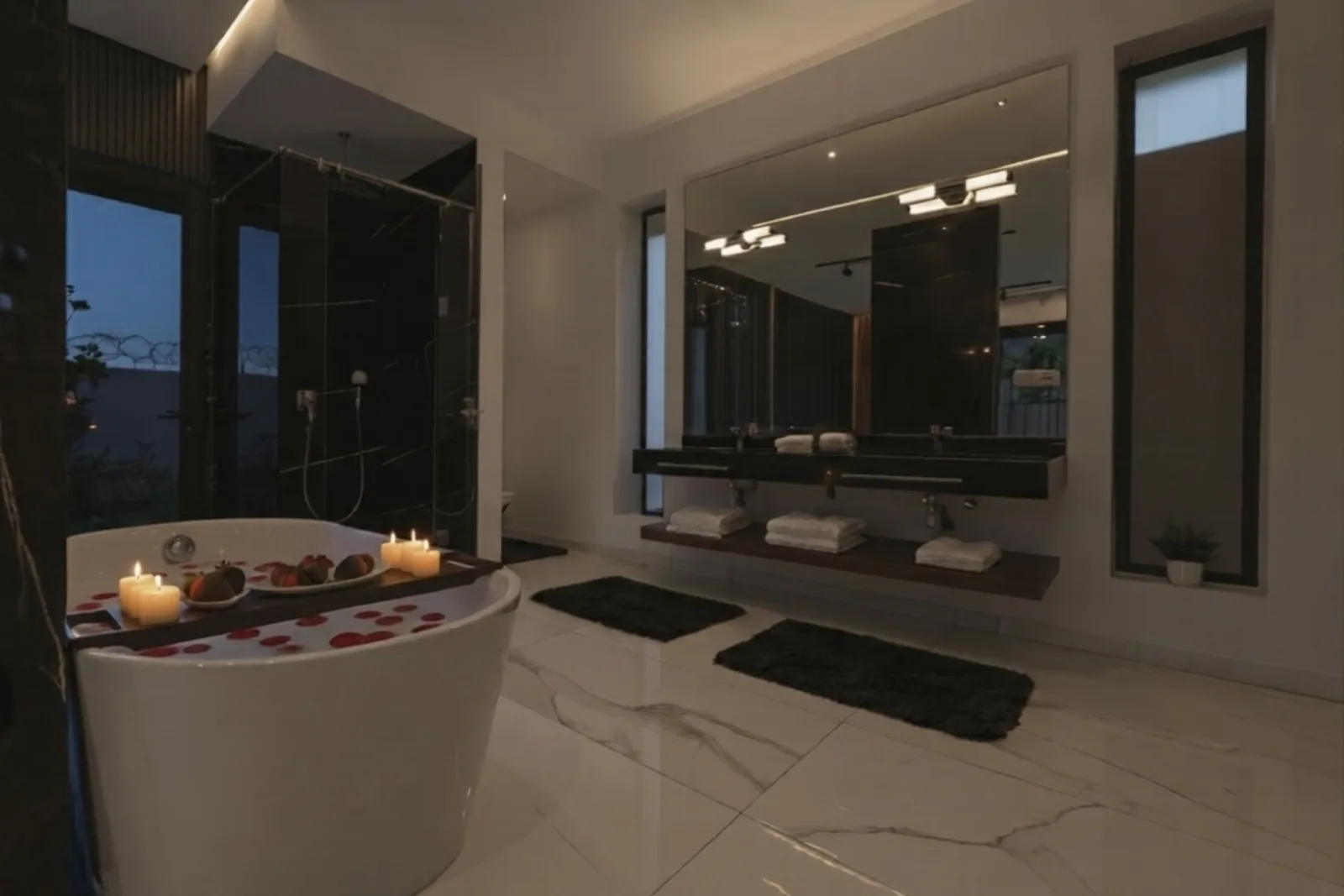 Suite Principale ambiance tamisée Villa Azur