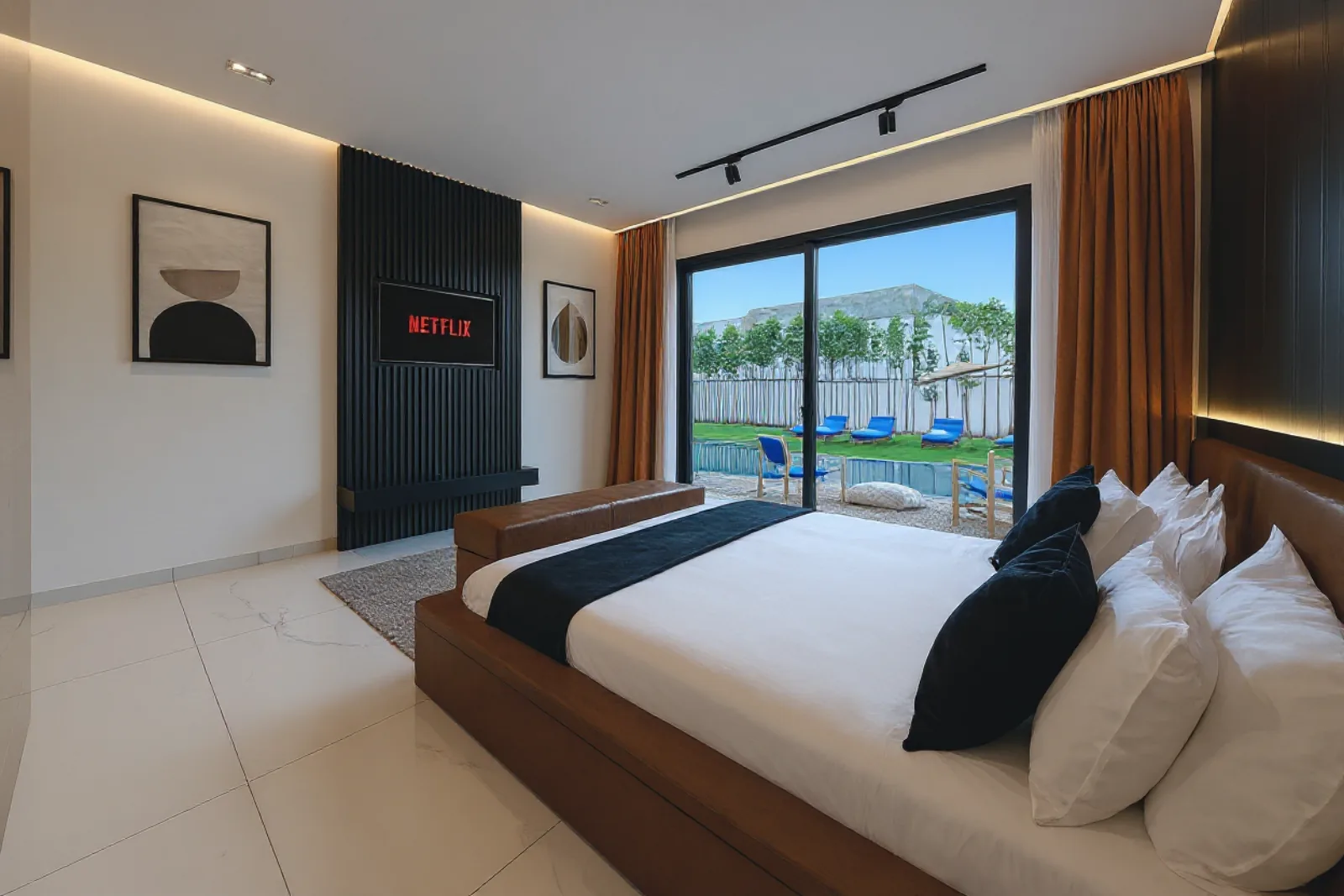 Suite Principale salle de bain Villa Azur